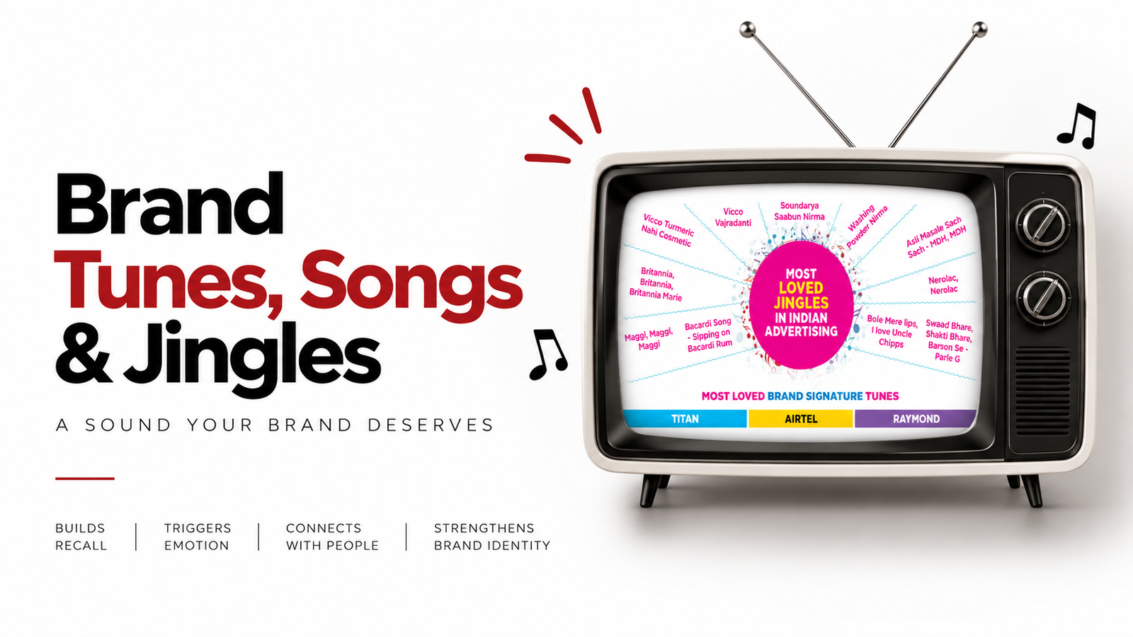 Brand Tunes, Songs & Jingles